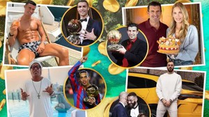 Ronaldo xếp số 1 trên bảng xếp hạng tài sản ròng của các Quả Bóng Vàng