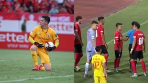 Filip Nguyễn mắc sai lầm, CLB Thanh Hóa ghi bàn vào lưới CAHN sau pha dàn xếp đá phạt thông minh