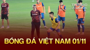 Tin nóng bóng đá Việt tối 1/11: HLV Troussier nhận tin mừng, ĐT futsal Việt Nam có lợi thế lớn