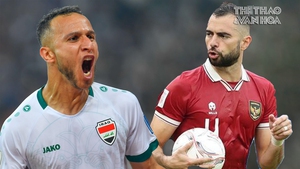 Trung vệ nhập tịch phản lưới, Indonesia thua đậm trước Iraq, cửa qua vòng loại World Cup 2026 hẹp đi