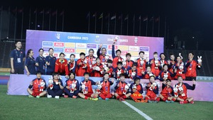 Trận đấu giúp HLV Mai Đức Chung giành danh hiệu cuối cùng với ĐT nữ Việt Nam, lập luôn kỷ lục 'vô đối' tại Đông Nam Á
