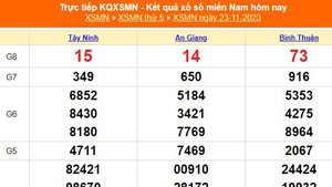 XSMN 24/11, trực tiếp xổ số miền nam hôm nay 24/11/2023, kết quả xổ số ngày 24 tháng 11