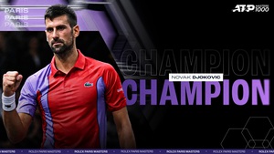 Thắng thuyết phục Dimitrov, Djokovic vô địch Paris Masters 2023, lập cột mốc đặc biệt