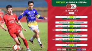 Lịch thi đấu V-League 2023/24 vòng 6: Nóng bỏng cuộc đối đầu Thể Công-Viettel vs Hà Nội 