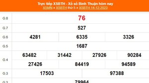 XSBTH 14/12, kết quả xổ số Bình Thuận hôm nay 14/12/2023, XSBTH ngày 14 tháng 12