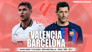 Nhận định bóng đá Valencia vs Barcelona (3h00 hôm nay 17/12), La Liga vòng 17