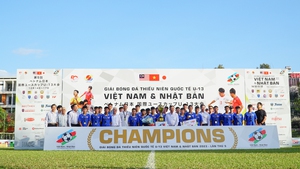 PVF vô địch giải bóng đá thiếu niên quốc tế U13 Việt Nam-Nhật Bản 2023