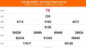 XSBTH 21/12, kết quả Xổ số Bình Thuận hôm nay 21/12/2023, XSBTH ngày 21 tháng 12