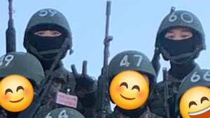 Hình ảnh mới của BTS Jungkook trong quá trình huấn luyện quân sự 