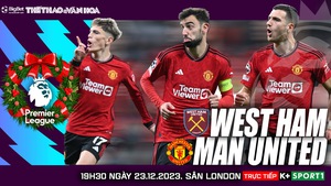 Nhận định bóng đá West Ham vs MU (19h30 hôm nay), vòng 18 Ngoại hạng Anh