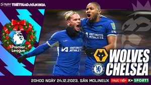 Nhận định bóng đá Wolves vs Chelsea (20h00, 24/12), vòng 18 Ngoại hạng Anh