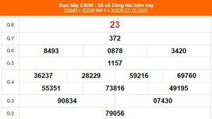 XSDN 27/12, kết quả xổ số Đồng Nai hôm nay 27/12/2023, kết quả XSDN ngày 27 tháng 12