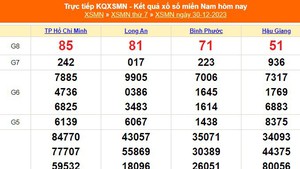 XSMN 30/12, kết quả xổ số miền nam hôm nay 30/12/2023, XSMN ngày 30 tháng 12