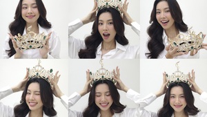 Hoa hậu Thùy Tiên tung loạt ảnh bên vương miện kỷ niệm 2 năm đăng quang 