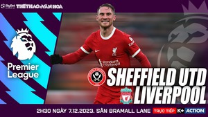 Nhận định bóng đá Sheffield vs Liverpool (2h30, 7/12), Ngoại hạng Anh vòng 15