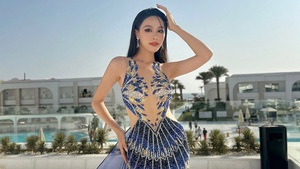 Á hậu Ngọc Hằng dạy tiếng Việt cho thí sinh Miss Intercontinental 2023