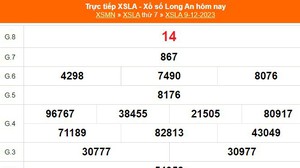 XSLA 9/12, kết quả Xổ số Long An hôm nay 9/12/2023, KQXSLA ngày 9 tháng 12