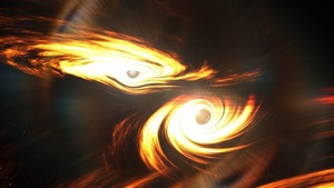 NASA theo dõi vụ va chạm giữa những hố đen khổng lồ