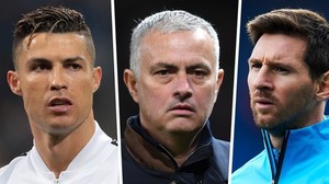 Số phận đưa đẩy, Mourinho sẽ trở thành HLV đầu tiên dẫn dắt cả Messi lẫn Ronaldo?