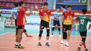 Giải bóng chuyền VĐQG 2023: Nam Ninh Bình Lienvietpostbank thắng thuyết phục trong trận ra quân
