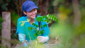 Hoa hậu H'Hen Niê thực hiện lời hứa khi kỷ niệm 5 năm đăng quang, trồng 1ha rừng đầu tiên
