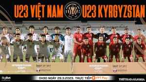 Nhận định, nhận định bóng đá U23 Việt Nam vs U23 Kyrgyzstan (0h30, 29/3), Doha Cup 2023 hôm nay