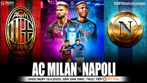 Nhận định, nhận định bóng đá AC Milan vs Napoli (2h00, 13/4), Cúp C1 lượt đi tứ kết