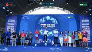Giải chạy Tay Ho Half Marathon 2023 gây ấn tượng