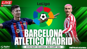 Nhận định bóng đá Barcelona vs Atletico (21h15, 23/4), nhận định bóng đá La Liga vòng 30