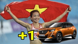 Giành 3 HCV SEA Games, Nguyễn Thị Oanh được tặng Peugeot 2008 GT-Line gần 1 tỷ đồng, THACO Auto nói sẽ trao tận tay