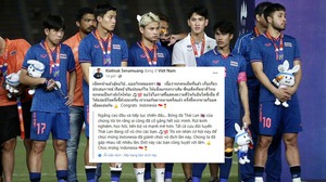 HLV Kiatisuk chúc mừng Indonesia, nói lời gan ruột với đội U22 Thái Lan sau thất bại SEA Games 32