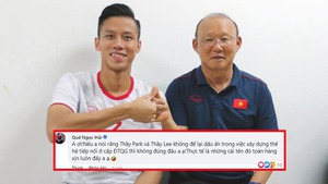 Quế Ngọc Hải bênh thầy Park sau thất bại của U22 Việt Nam tại SEA Games 32