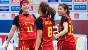 Cặp song sinh Việt kiều vỡ òa cảm xúc khi bóng rổ Việt Nam tạo địa chấn trước Thái Lan, trả món nợ từ SEA Games 31