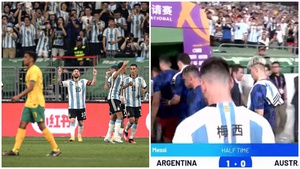Với cái tên rất... Trung Quốc, Messi ghi bàn cực sớm trong ngày Argentina thắng dễ Australia