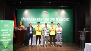 Kỳ thủ Việt Nam thi đấu thành công tại Giải cờ vua quốc tế Hà Nội năm 2023