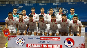 Futsal Việt Nam chưa thể đánh bại 'gã khổng lồ' Paraguay