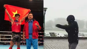Nguyễn Trần Duy Nhất khổ luyện dưới mưa tuyết như U23 Việt Nam, thắng một loạt võ sĩ châu Âu để vô địch thế giới