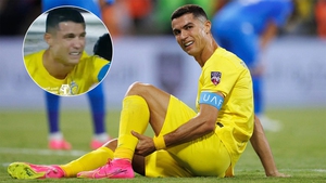 Ronaldo bật khóc vì chấn thương sau khi giúp Al Nassr vô địch 'Cúp C1 Ả rập'