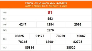 XSHCM 19/8 - XSTP - Xổ số Thành phố Hồ Chí Minh hôm nay ngày 19/8/2023 - Kết quả SXHCM hôm nay