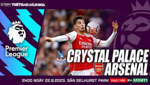 Nhận định bóng đá Crystal Palace vs Arsenal (02h00, 22/8), Ngoại hạng Anh vòng 2