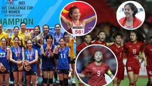 Thanh Thúy, Thanh Nhã, Huỳnh Như và những ‘bóng hồng’ thể thao Việt Nam rực sáng trong năm 2023
