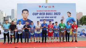 16 đội tranh tài tại Giải bóng đá Thanh niên công nhân Cup Red Bull 2023 cụm Đông Nam Bộ