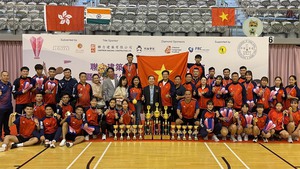 Đội tuyển đá cầu Việt Nam xếp thứ nhất tại Giải vô địch đá cầu châu Á