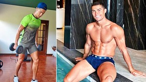 Clip Ronaldo làm điều bất ngờ sau khi lập hat-trick trở thành hot trend trên mạng xã hội, fan chỉ biết thán phục