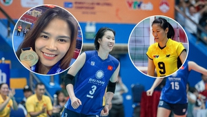 Thanh Thúy đập bóng như ‘búa máy’, cùng Ngọc Hoa giúp ĐT bóng chuyền Việt Nam thắng Thái Lan để vô địch