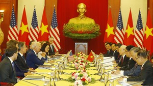 Việt Nam - Hoa Kỳ nâng tầm quan hệ Đối tác Chiến lược Toàn diện vì hòa bình, hợp tác, phát triển bền vững