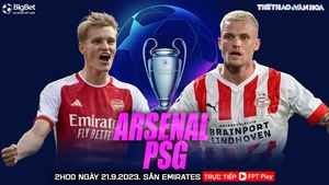 Nhận định bóng đá Arsenal vs PSV, Cúp C1 châu Âu (2h00 hôm nay 21/9)