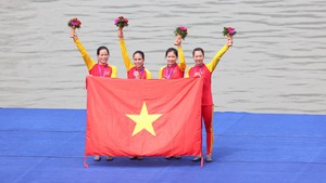 ASIAD 2023: Rowing giành huy chương đầu tiên cho Đoàn Thể thao Việt Nam