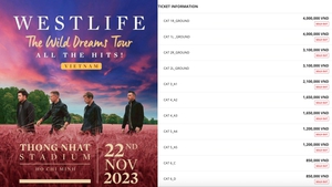 Concert Westlife tại Việt Nam cháy vé, trong khi BamBam (GOT7) mở bán 'chật vật'
