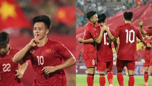 'Cơn lốc đường biên’ bùng nổ, U23 Việt Nam tạo mưa bàn thắng để giành ngôi đầu bảng từ tay đại diện Tây Á
